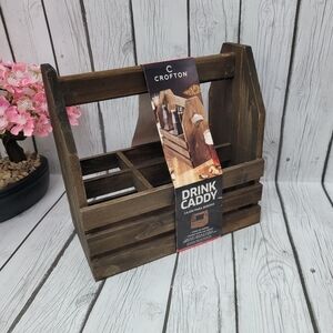 Wooden 6-Bottle Caddy
